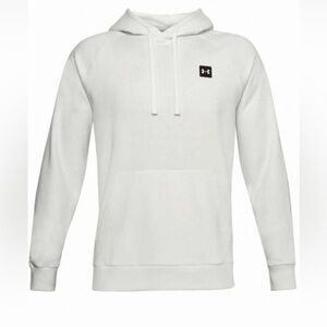 Rare New Under Armor Rival Fleece Hoodie Onyx White Men’s Large